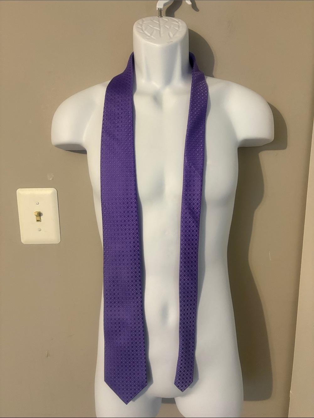 Sean John Men's Purple Silk Tie www